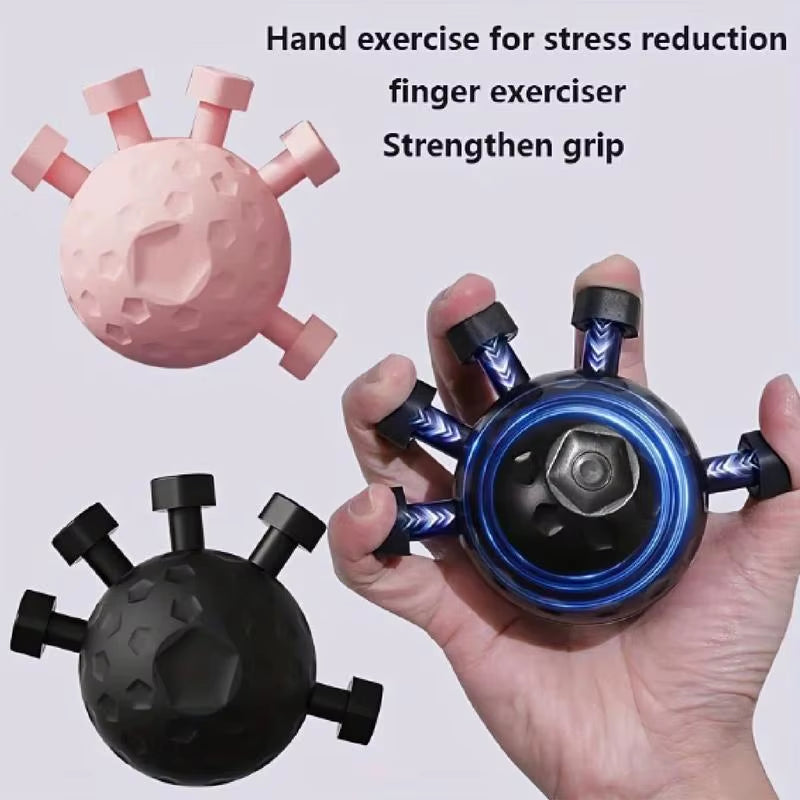 Hand Grip Squeeze Balls - Ultimate Strength Trainer for Fingers and Forearms | Portable Grip Exerciser for Home Workouts